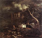 Jacob van Ruisdael Jewish Cemetery Norge oil painting reproduction